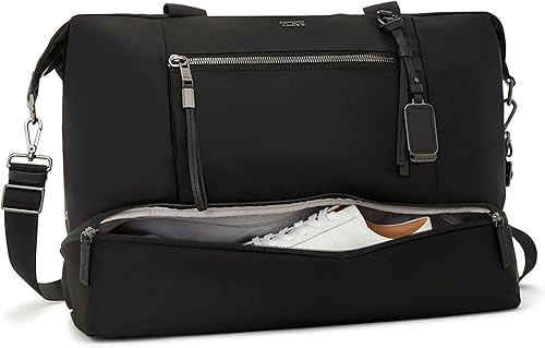 Miniatura 3 de TUMI Voyageur Contine Weekender - Bolsa de fin de semana para viajes, negocios, viaje de fin de semana para mujeres y hombres, NegroPlomizo,