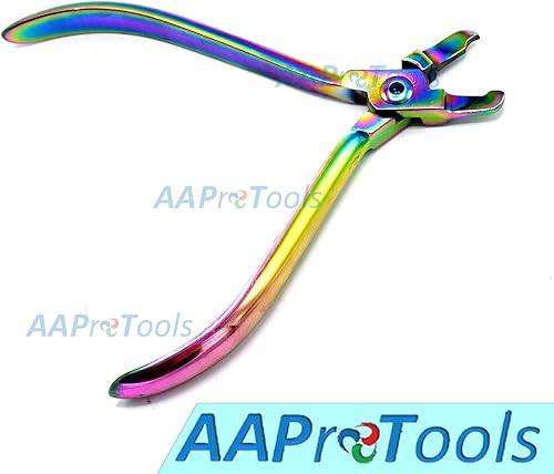 Miniatura 2 de Dental Primary Crown Crimping Alicates Multi-Color Ortodoncia Instrumentos Nuevo
