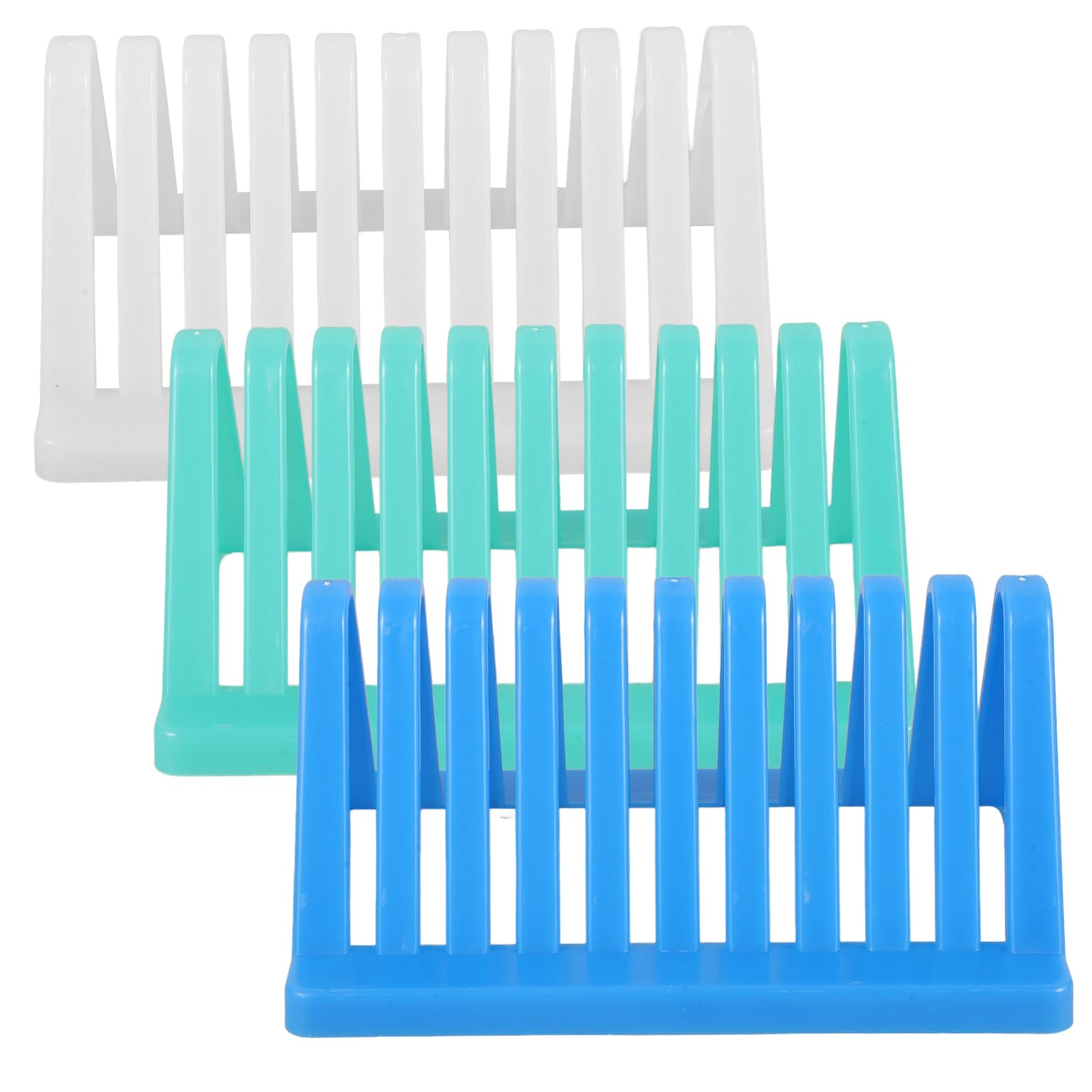 VILLFUL 3pcs Microscope Slides Storage Holder for Laboratory Microscope Slides Storage Rack for Experiment Plastic Microscope Slides Rack for Laboratory