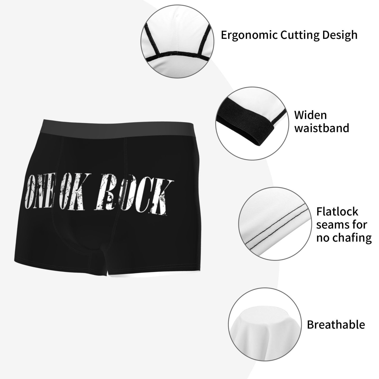 Amazon.co.jp: ボクサーパンツ メンズ ワンオクロック ONE OK ROCK