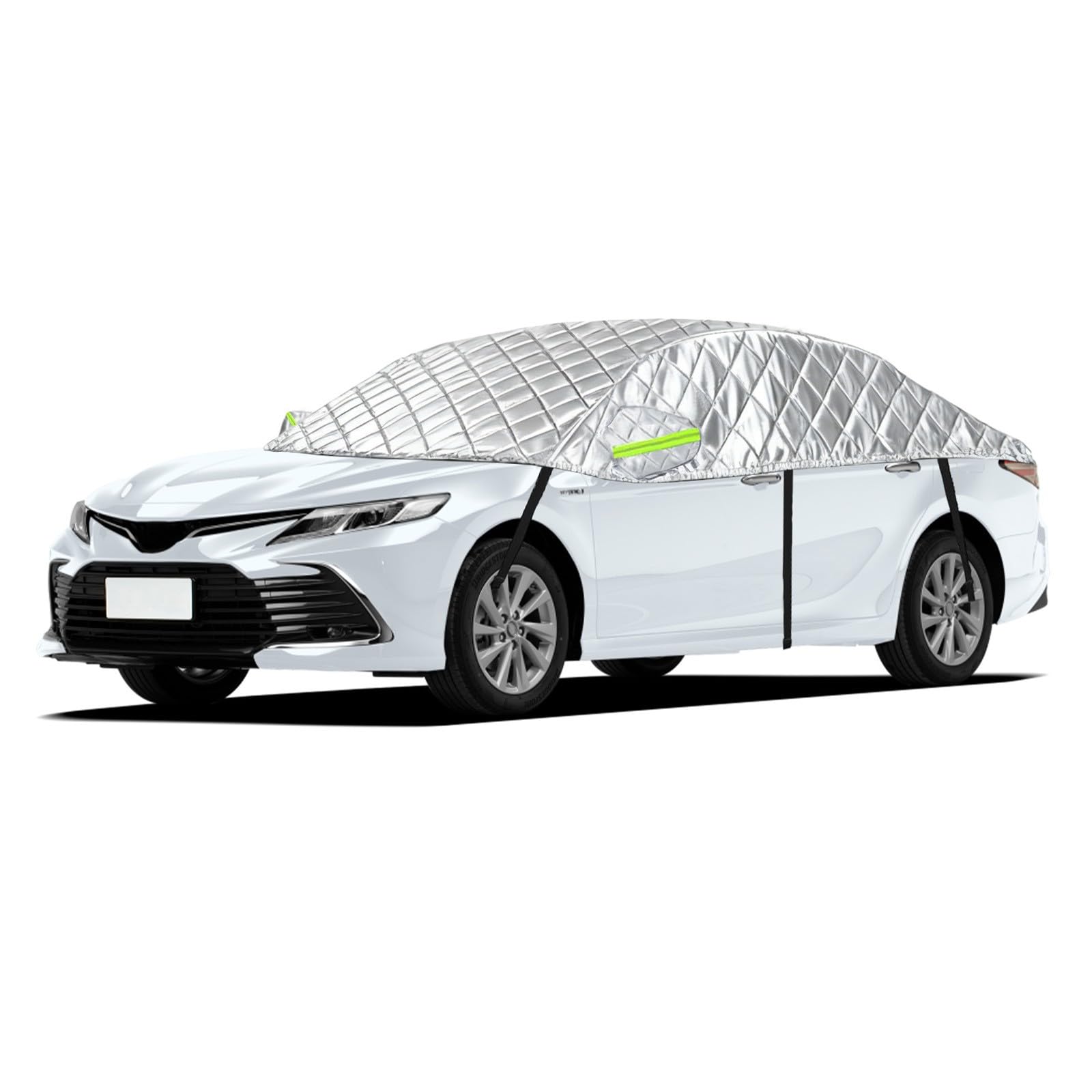 Halbgarage Auto für Mitsubishi ASX (2010-2025), Halbe Autoabdeckung Winter Sommer, Abdeckplane Auto Wasserdicht Schutz vor Schnee Frost