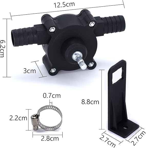 Electric Drill Pump Self-Priming Pump Water Transfer Pump Mini Portable for Home Garden and Transferring Water Oil