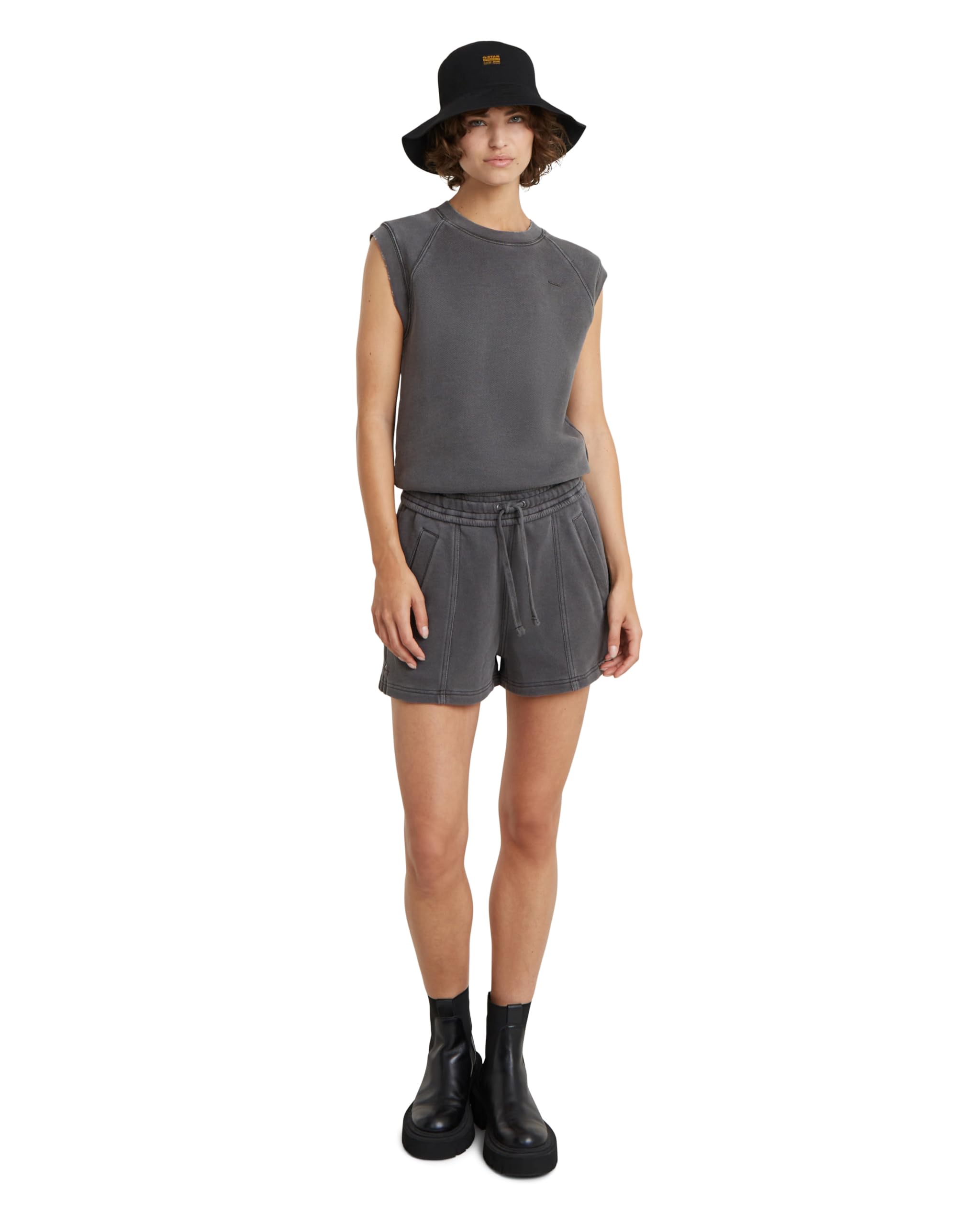 G-Star Damen Overdyed Sweat Shorts
