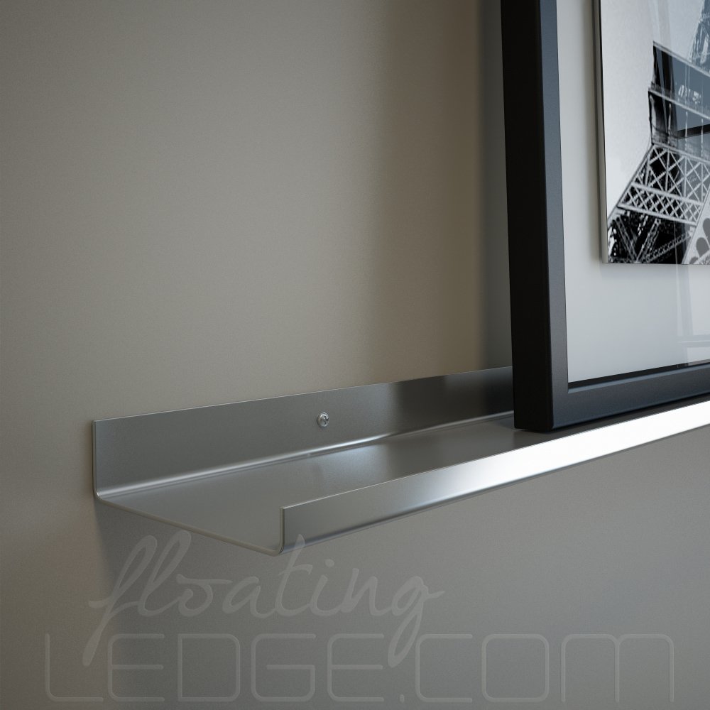 Stainless Steel Floating Ledge/Ultra Mega Shelf/Art Display/Picture