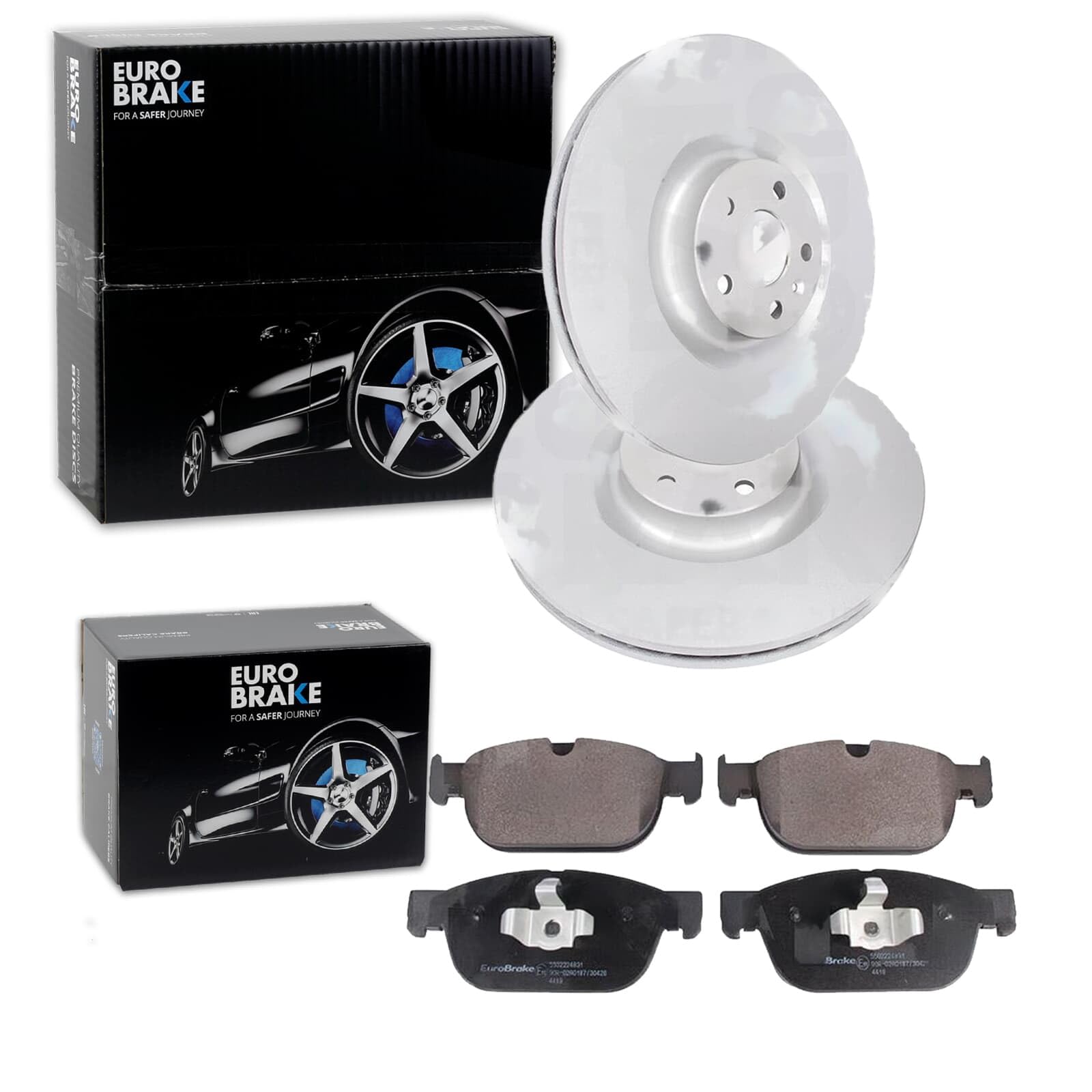 Eurobrake Bremsscheiben 366mm + Beläge vorne | 5815314871 + 5502224831 Kompatibel mit XC60 II (246),XC90 II (256)