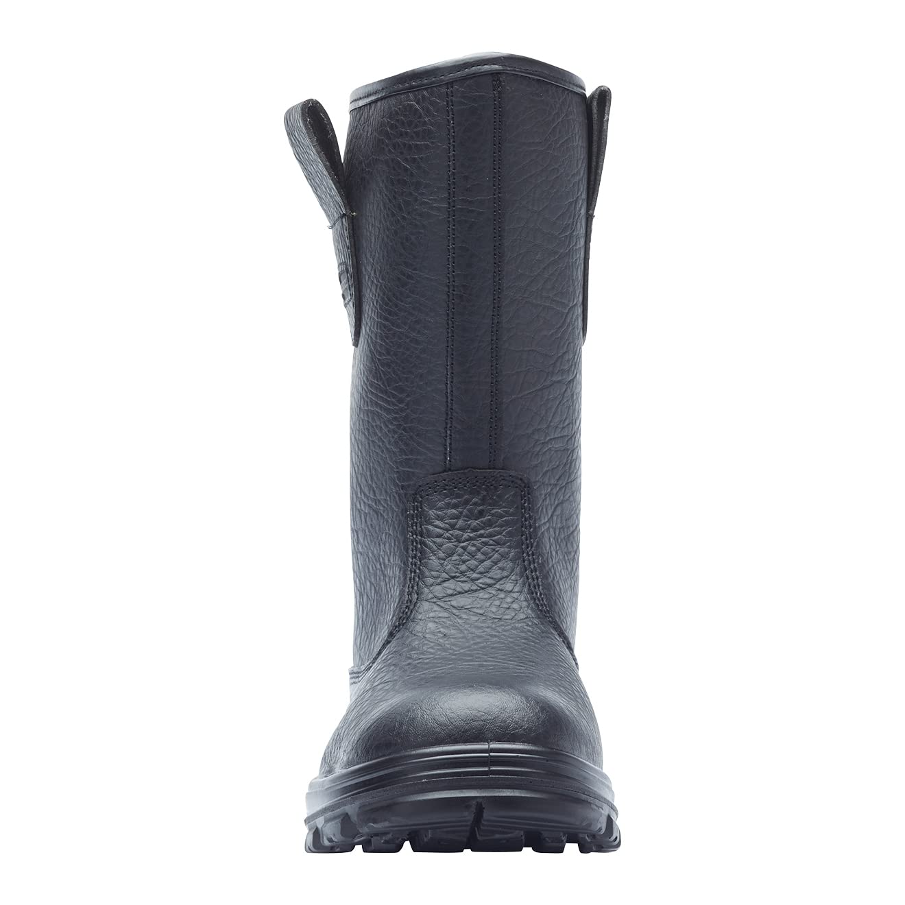 Blackrock S1-P SRC Sicherheits-Arbeitsstiefel, Herren/Damen, Stahlkappe | schwarzes Leder, Arbeitsstiefel, Sicherheitsschuhe, Schutz-Zwischensohle, Gartenarbeit, Arbeits- und Gebrauchsschuhe