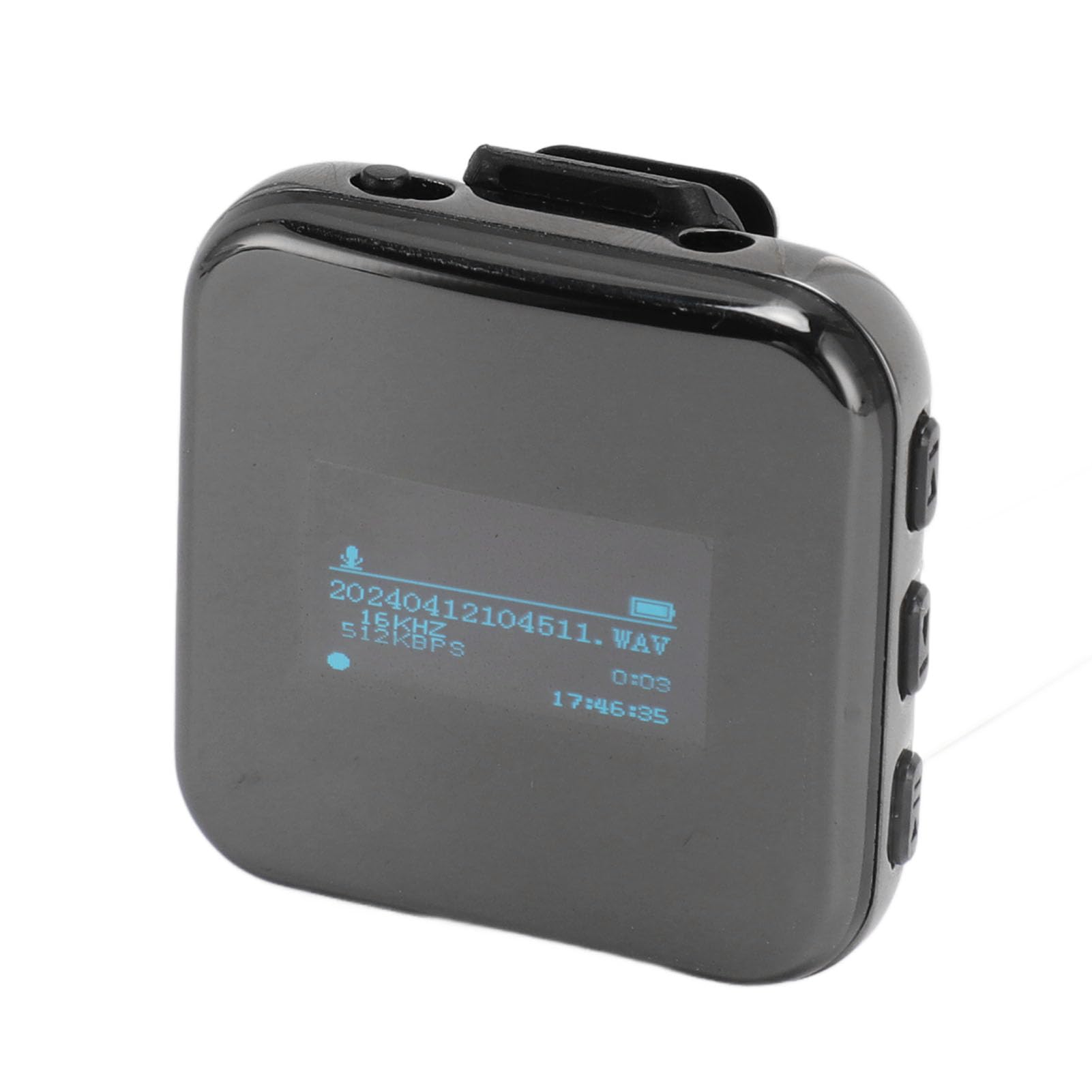 lyrlody Lettore MP3, Schermo HD Tecnologia AI con Cancellazione del Rumore Lettore di Ebook Impermeabile Piccolo MP3 per Allenamento (32G)