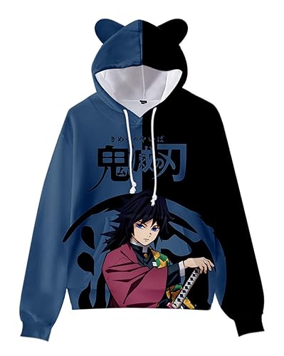 Anime 3D Print Hoodie Sweatshirts Women's Cartoon Long Sleeve Pullover