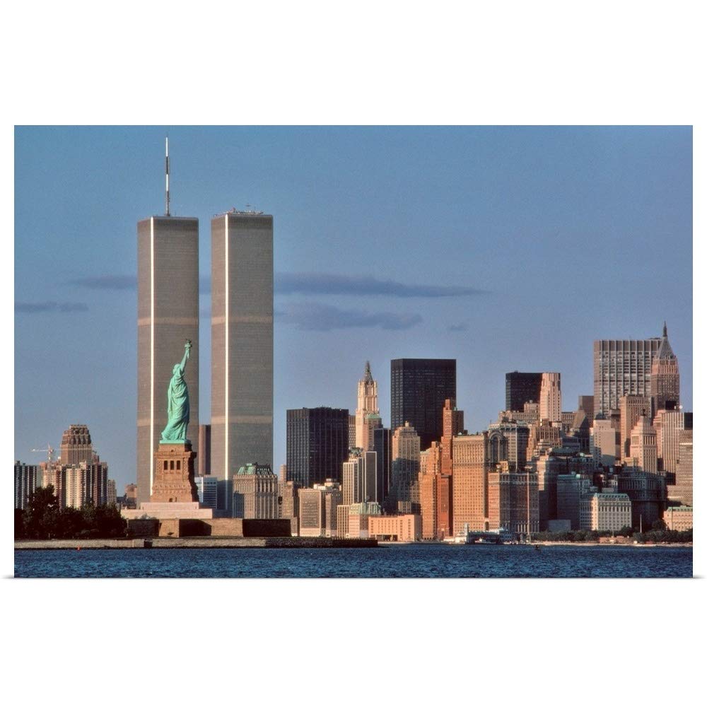 Amazon.com: GREATBIGCANVAS 1980s Statue of Liberty and Twin