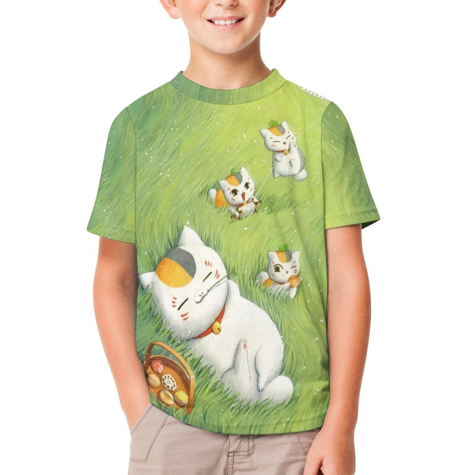 夏目友人帳　ニャンコ先生Tシャツ3枚セット　サイズL アパレル【夏目友人帳 アニメ公式オンラインストア】