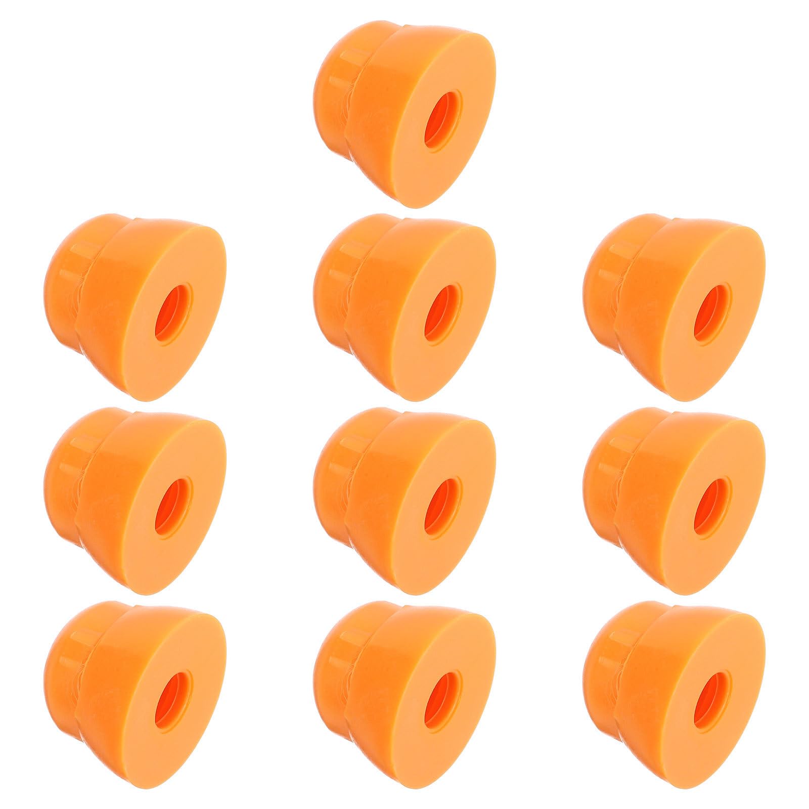 UPKOCH Tappi di Sicurezza per Bulloni Parco Giochi, Copridadi in Plastica Arancione, Set da 10 Pezzi, Protezione Attrezzature Bambini per Scivoli e Altalene All'aperto