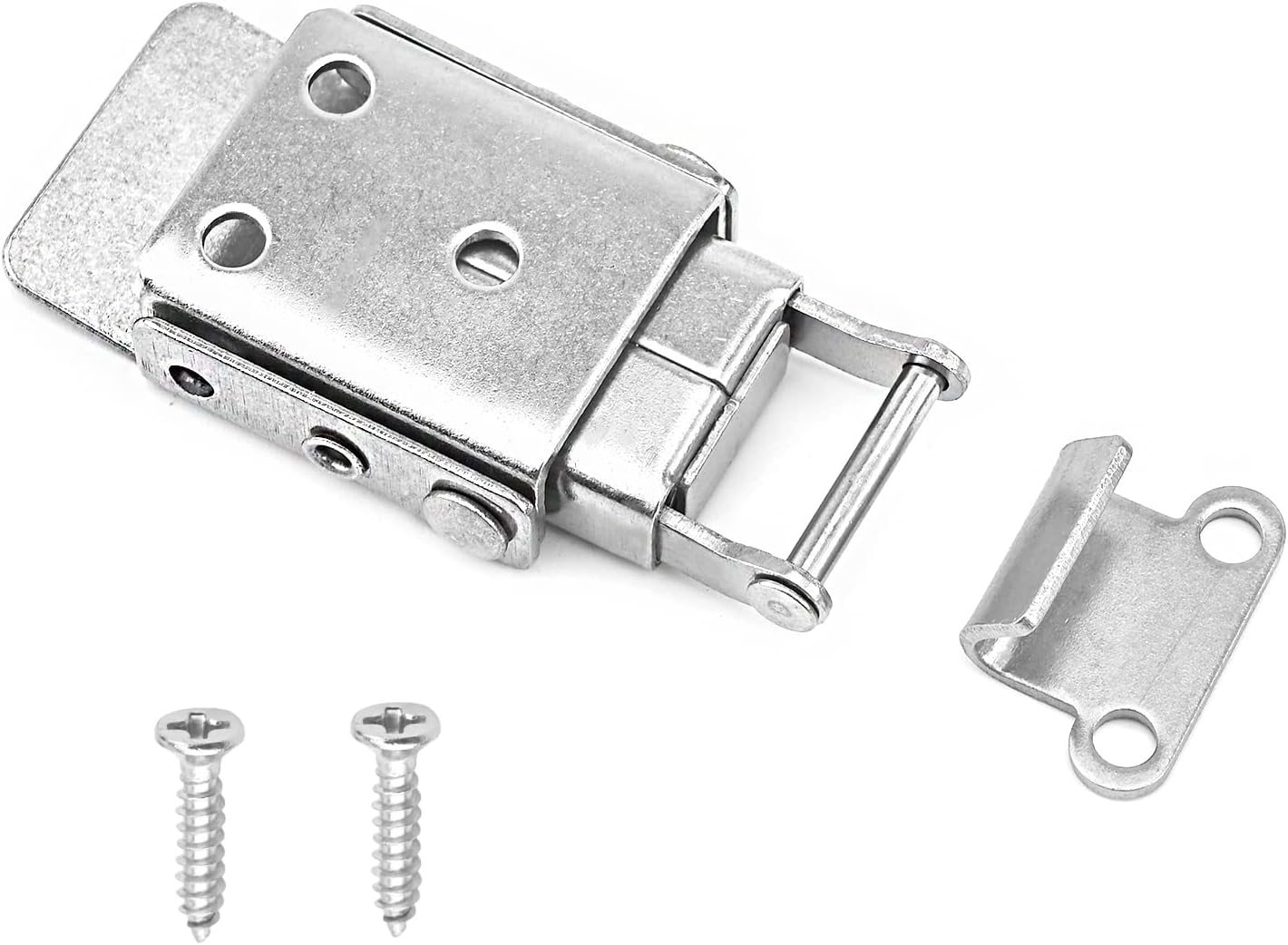 Toggle Catch Latch,Clamp,Hasp Heavy Duty,2pcs 304 Stainless Steel Zinc Plated Draw Lock