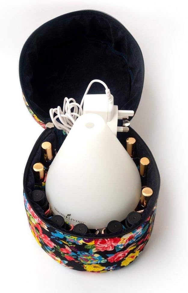 Flower Printing Humidifier Essential Oil Storage Bag Large Capacity