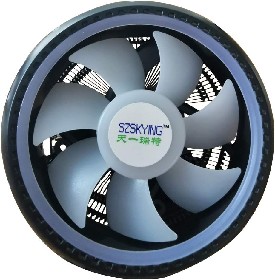 RGB CPU Cooler LED Air Heatsink Universal Intel AMD PC Processor Cooling Fan for Desktop Computer