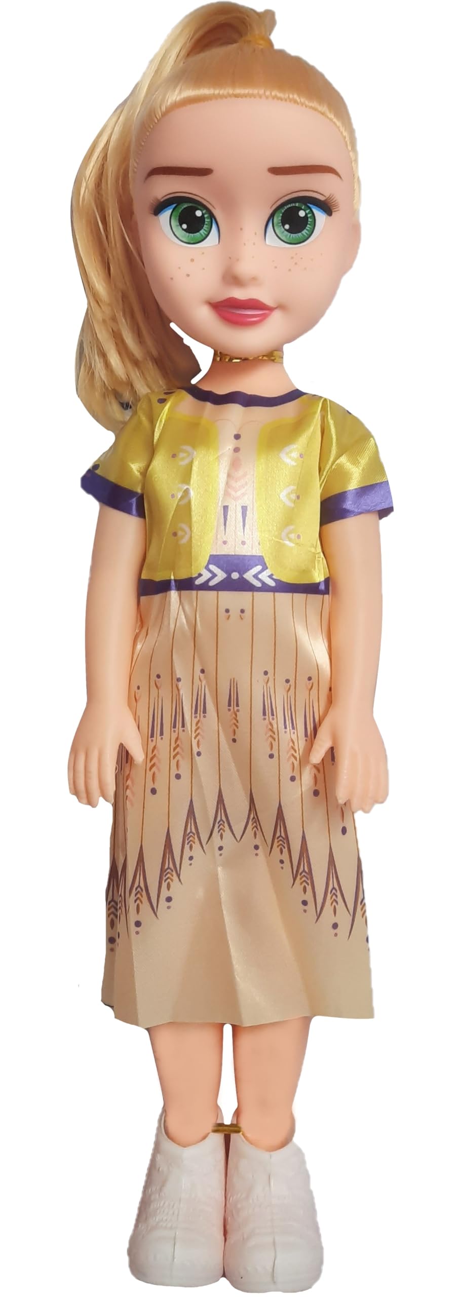 Joy Stories Realistic Fashion Doll Toy for Girls, Snow Queen Large Doll, Frozen Toys Gifts for Kids - 45 CM Large