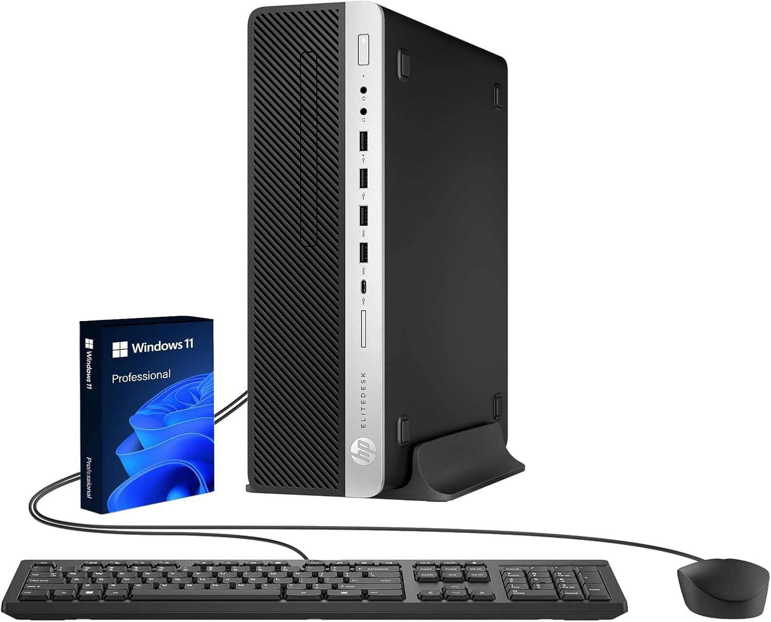 HP EliteDesk 800 G5 SFF Desktop Computer PC i5-8500 16GB RAM (Renewed)