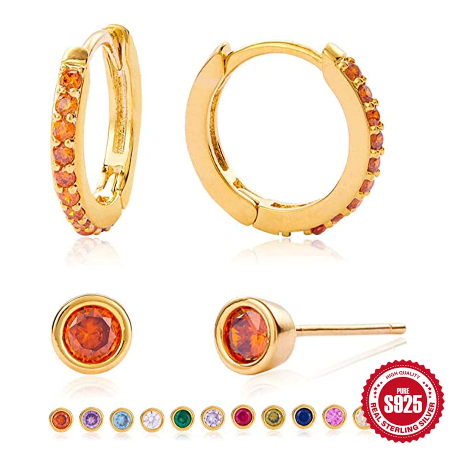 Orecchini da donna, in argento 925, per tutti i giorni, festivi, eleganti, vintage, per feste di compleanno, autunno, inverno, dolcezza