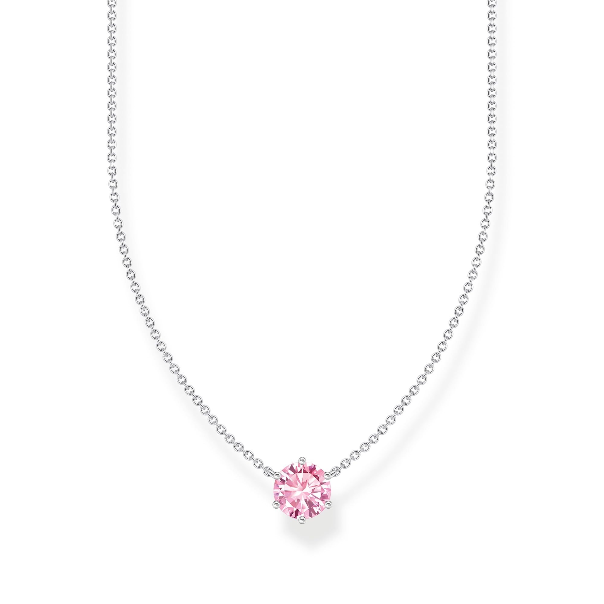 Thomas Sabo 32028048 Women's Necklace 925 Silver Zirconia, Sterling Silver, Cubic Zirconia