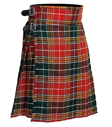Men's 5 Yard Scottish Tartan Kilt – Highland Wedding Outfit, Scottish Costume Kilts for Men2