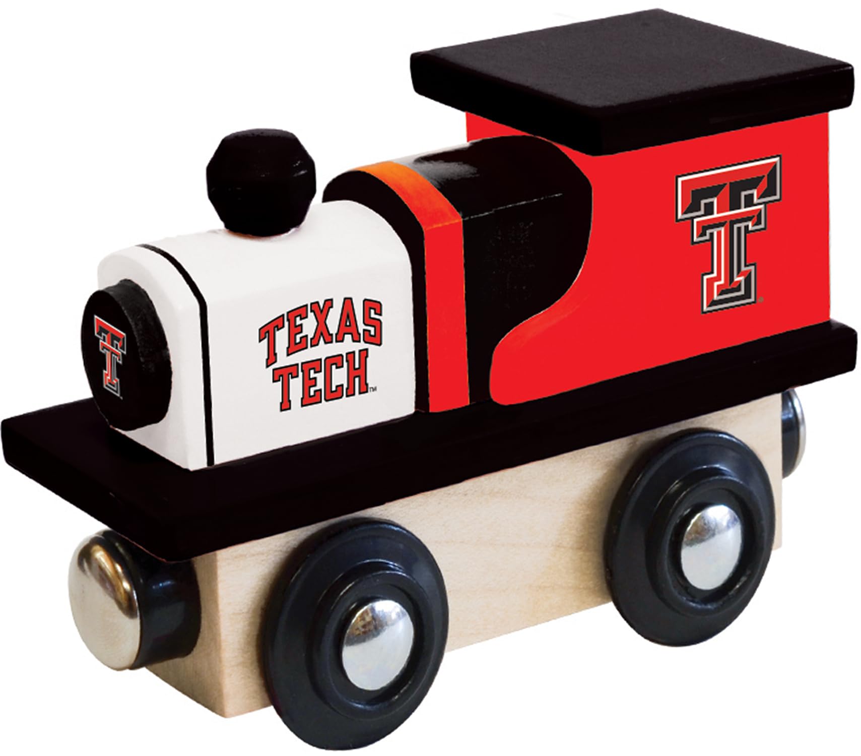Masterpieces NCAA Wooden Toy Train Engine - Officially Licensed - Texas Tech Red Raiders
