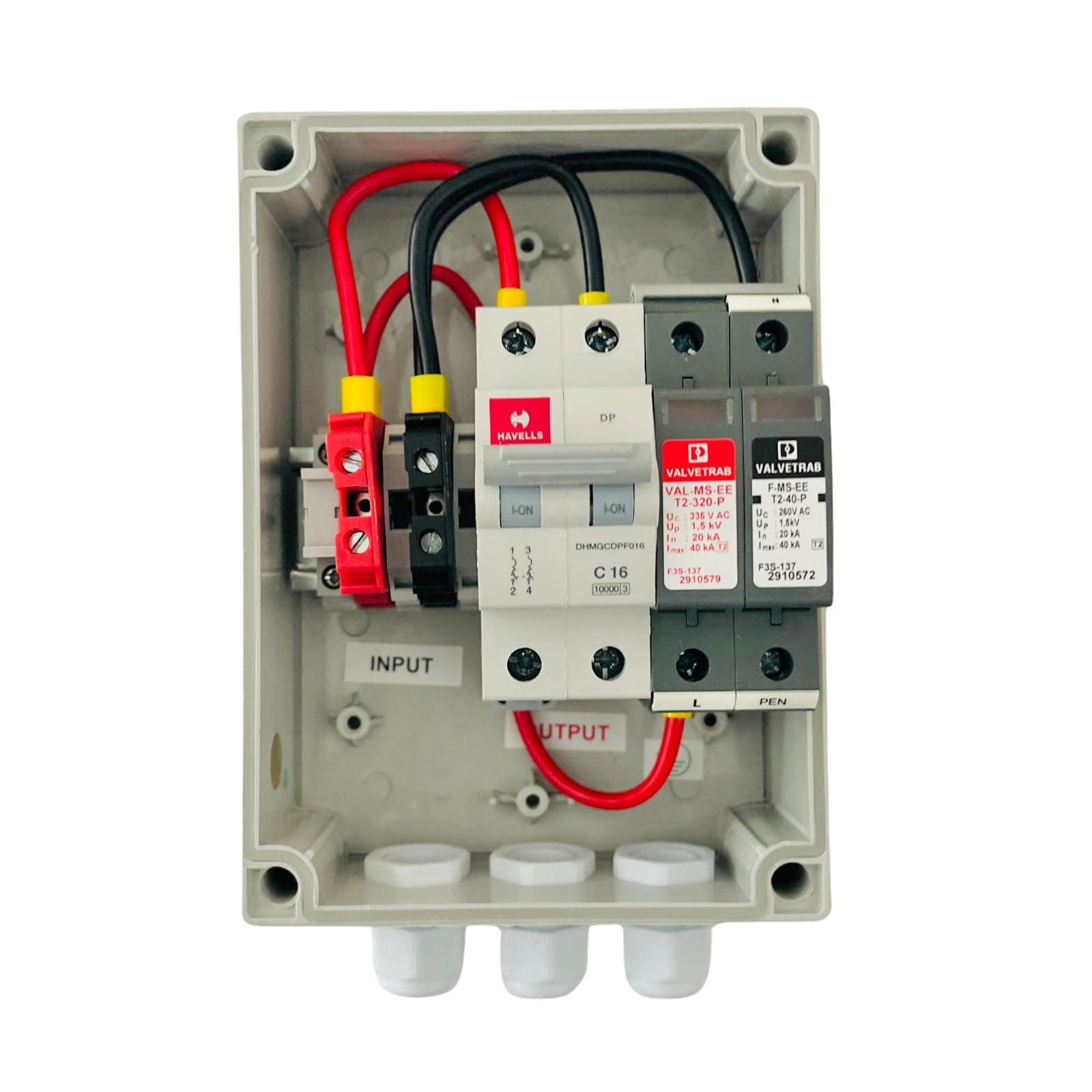 Daystar Solar Single-Phase AC Distribution Boxes with Havells MCB