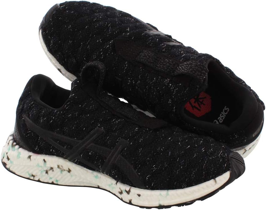 ASICS Women's HyperGEL-KENZEN Running Shoes, 8.5, BLACK/OPAL GREEN/WHITE