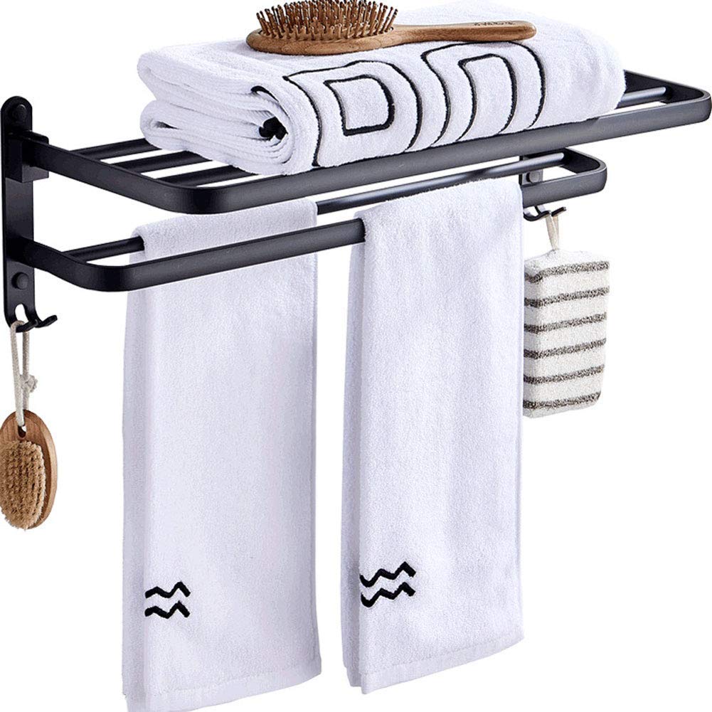 Porte-serviette de salle de bain pliable pour une routine matinale fluide