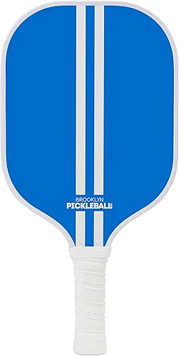 Brooklyn Pickleball Co. - Paleta de pickleball de fibra de carbono prémium, aprobada por USAPA, núcleo de panal, agarre acolchado, elegante paleta