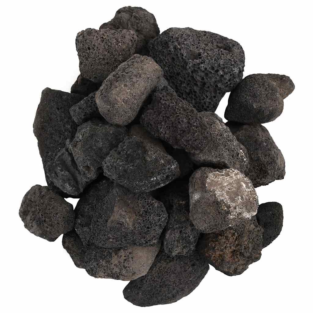 Lavagranulat 10 kg Schwarz 5-8 cm für Aquarium Dekoration und Landschaftsgestaltung, natürlicher Vulkangestein für Süß- und Meerwasserbecken, biologischer Filter, Unterschlupf, Riff, Wurzeln