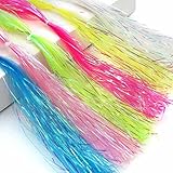 Fly Tying Materials 6 Colors Krystal Flash Ripple Flashabou Flies Fishing Lure Making Supplie