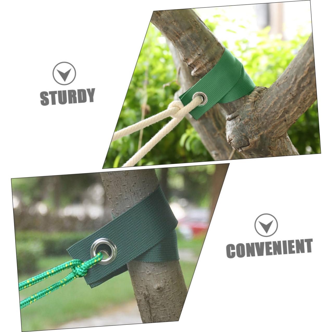 Canvas Baumstützgurt, Windunterstützend, Verstellbar, für Gartenbäume