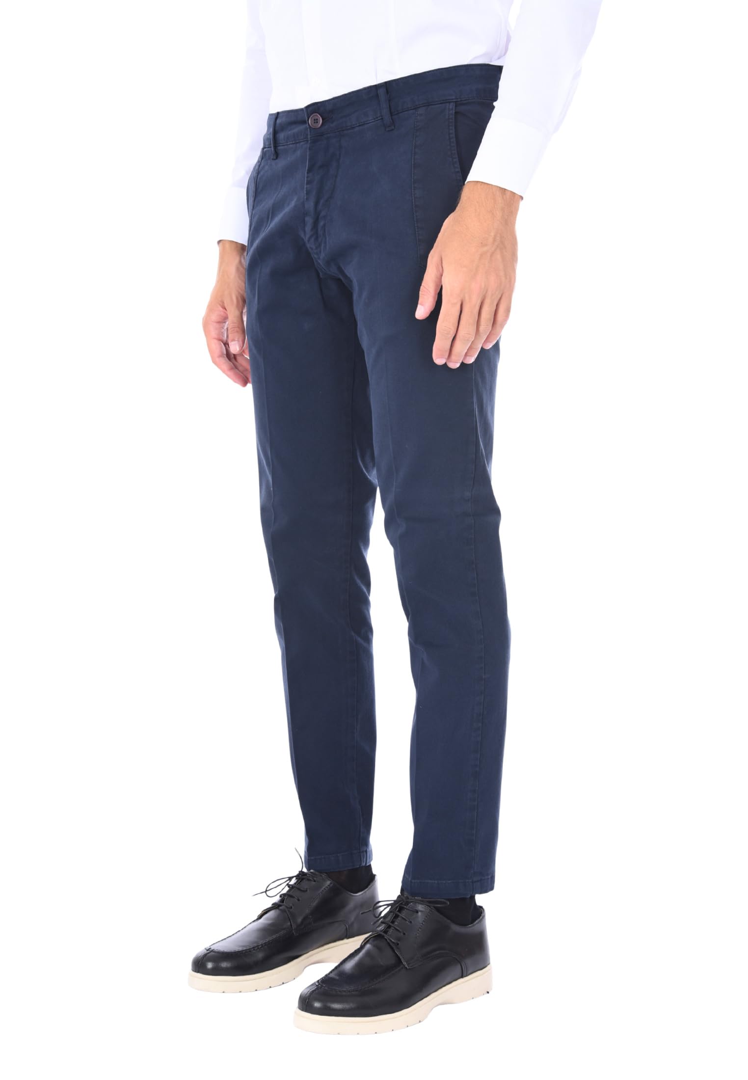Ciabalù Pantalones de hombre elegantes de invierno Slim Fit Chino, turquesa, 44
