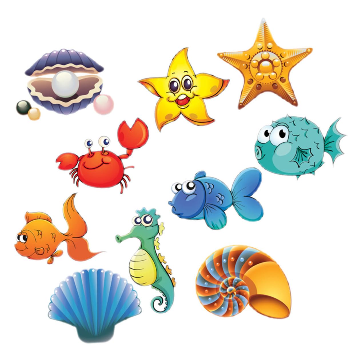 Alipis 2 Juegos Baño Pegatinas Antideslizantes Etiqueta De La Pared De Animales Marinos Hilos De Bañera Olfateando Animales Marinos Fideos Niño De Polivinilo Dibujos Animados