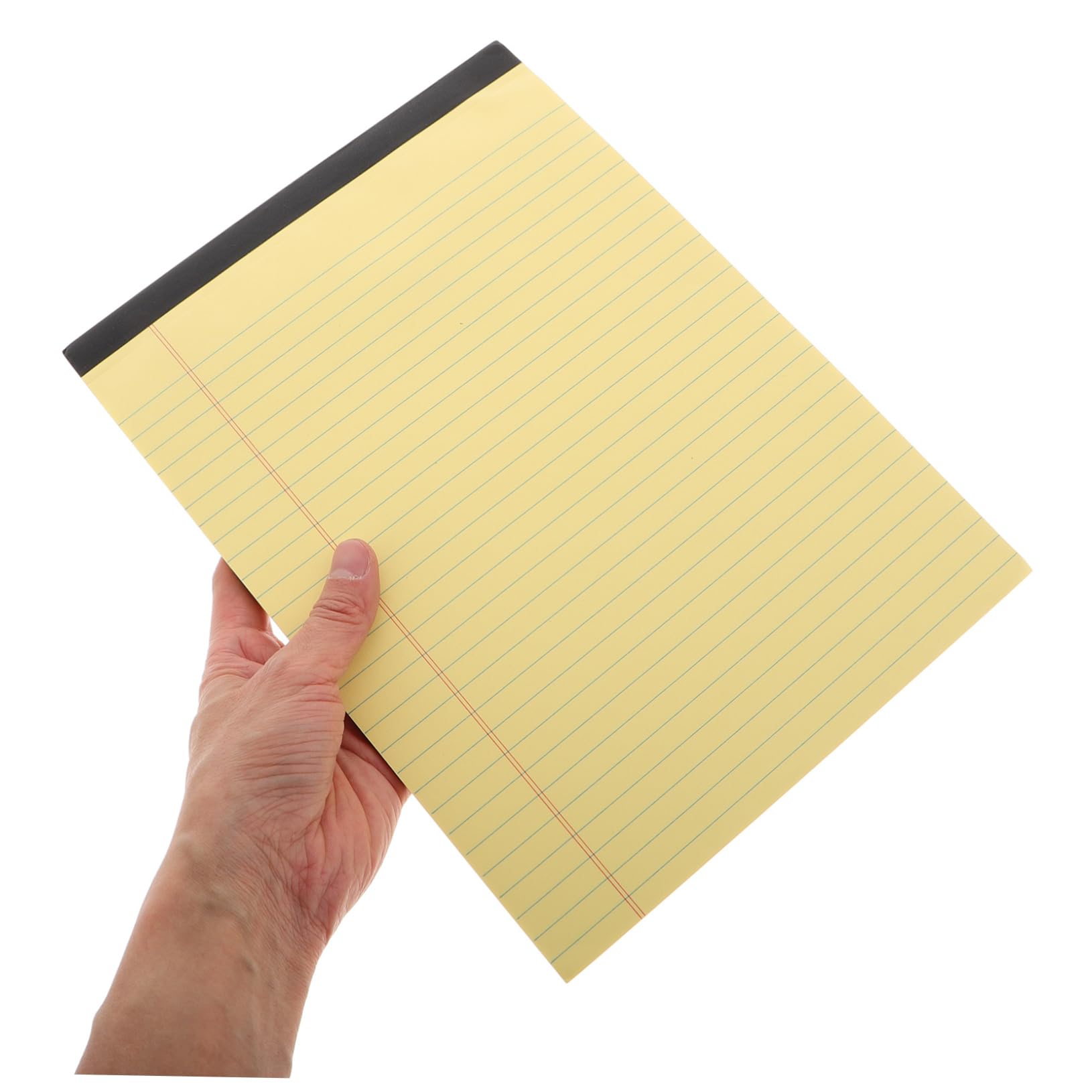 Blocs de Notas Legales A4 6 Piezas, Papel de Pulpa de Madera, Amarillo