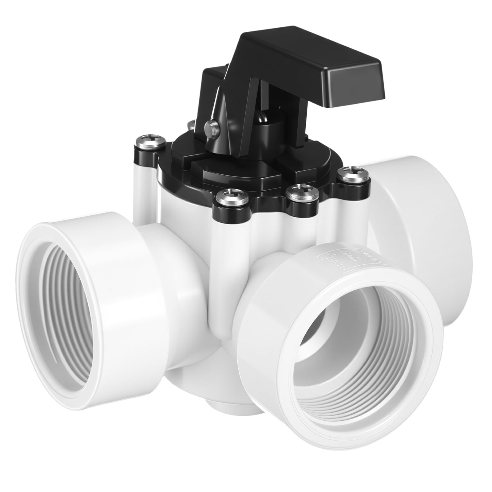 Tandefio 3 Way Swimming Pool Diverter Valve Replacement Positive Seal Pool Valve for Pools and Spas (White,1.5 Inches)-image-15