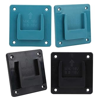 Royal 2x PVC Electric Tool Holder Power Machine Storage Bracket for MK 18V Blue