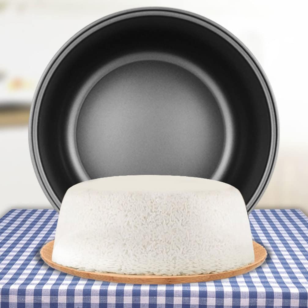 Housoutil Rice Cooker Replacement Pot Non-Stick Rice Cooker Inner Pot Electric Accessories 7.28 X 7.28 X 4.33 in Cooking Pan Insert for Soup and