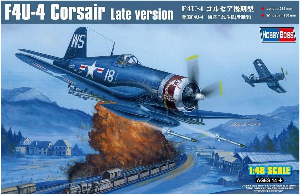 Hobby Boss F4U-4 Corsair Late Version Airplane Model Building Kit