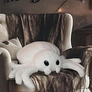 Spider Shaped Throw Pillow Decorative Faux Fur Tarantula Shaped Cushion for Party Home Office Decor