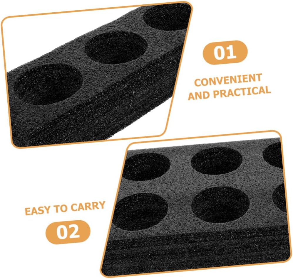 2sets Cup Holders Stainless Steel Cup Holders Practical Drink Carrier Tray for Takeout 3pcs*2