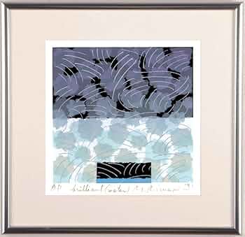 ☆ 南正雄 シルクスクリーン 現代アート 絵画 抽象画 インテリア シルクスクリーン 版画 南