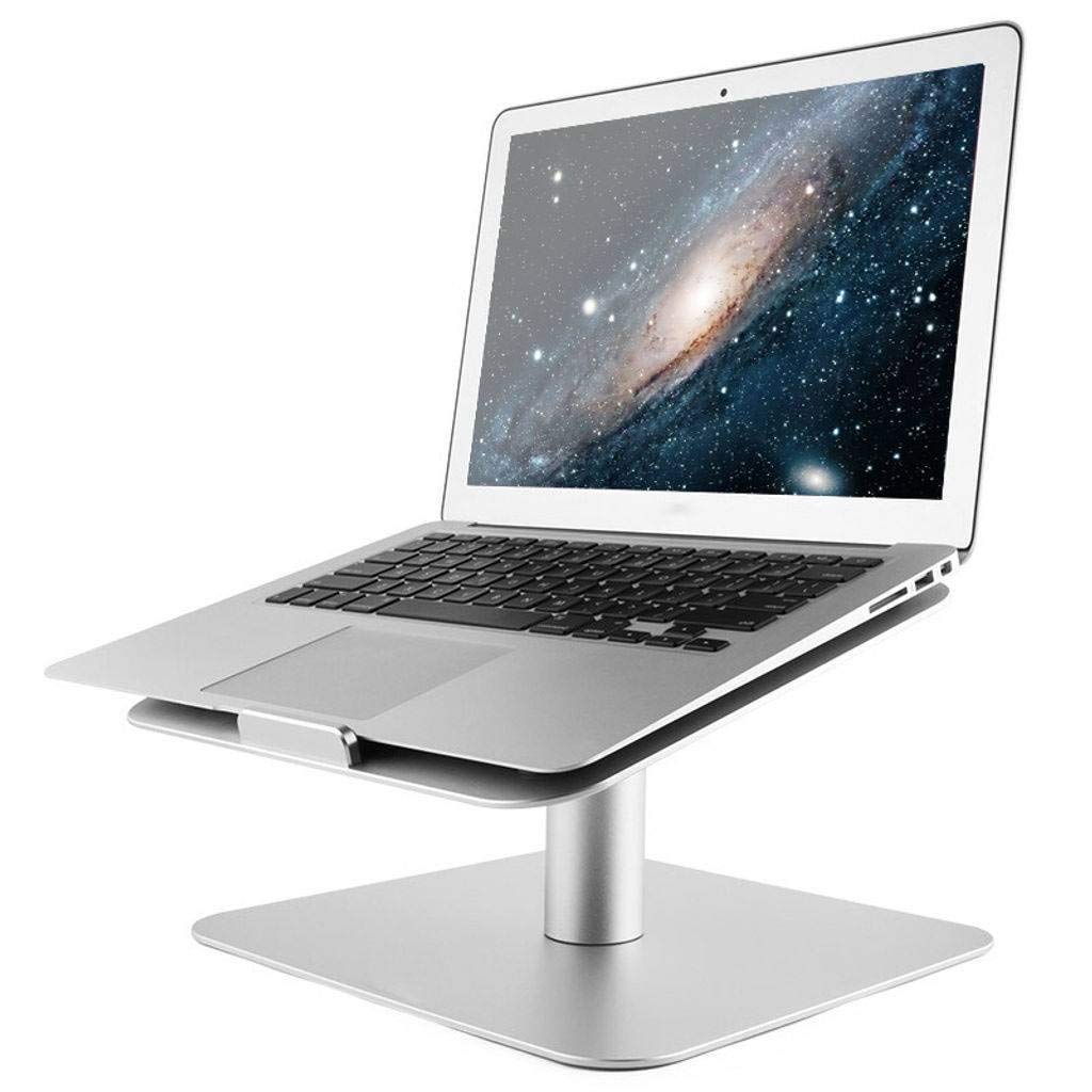 Supporto per Laptop, Supporto per Laptop Multi-Angolo Regolabile a 360 ° Supporto ergonomico per Notebook con Rotazione Supporto per Laptop Adatto per Notebook da 11-17 Pollici-ARG