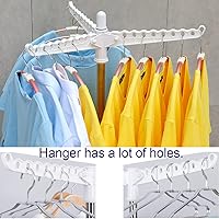 Vista 2 de Estante de secado de ropa plegable interior plegable Secador de ropa Soporte de lavandería