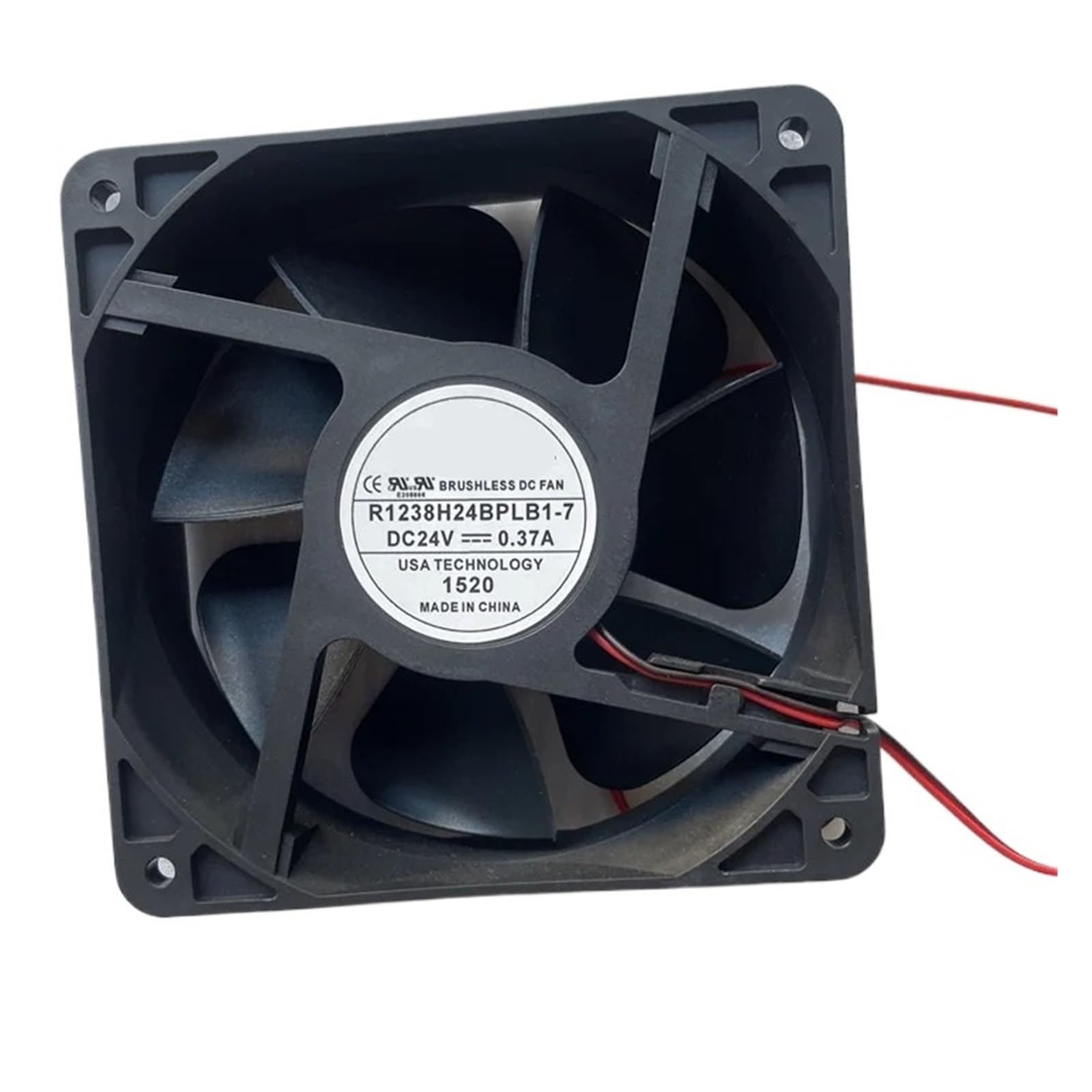 YMUGUEGH 120x120x38mm R1238H24BPLB1-7 24V cooling fan dc 0.37A