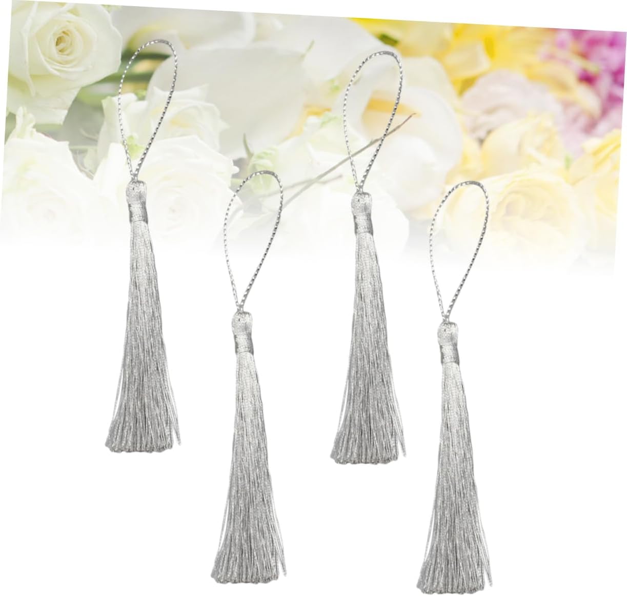 Lurrose 300pcs Tassels Craft Tassels for DIY Projects for Home Decor Bookmark Bulk