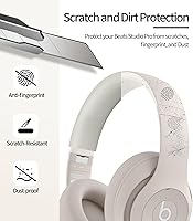 Vista 2 de Cojín de silicona para la diadema Beats Studio Pro, funda de diadema lavable antiarañazos, solo compatible con auriculares Beats Studio Pro