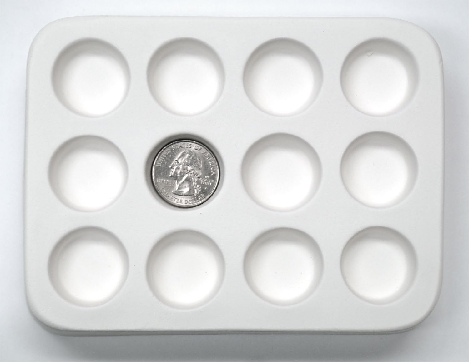 Round Discs Casting Mold - 12 Circles