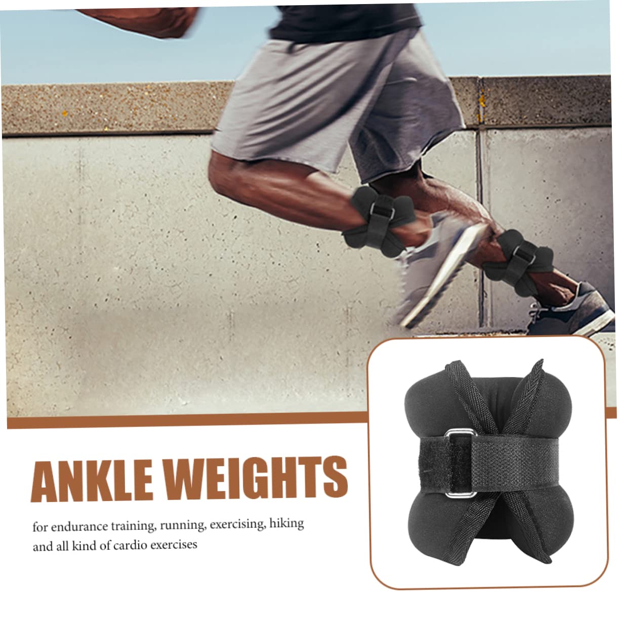 SUPVOX Pesi Per Caviglie Da Pesi Multifunzione Per Gambe Resistenti All Usura Portatili Per Polsi Realizzati Materiali Di Durevoli Per Allenamento Corsa Escursionismo e Cardio Adattabile