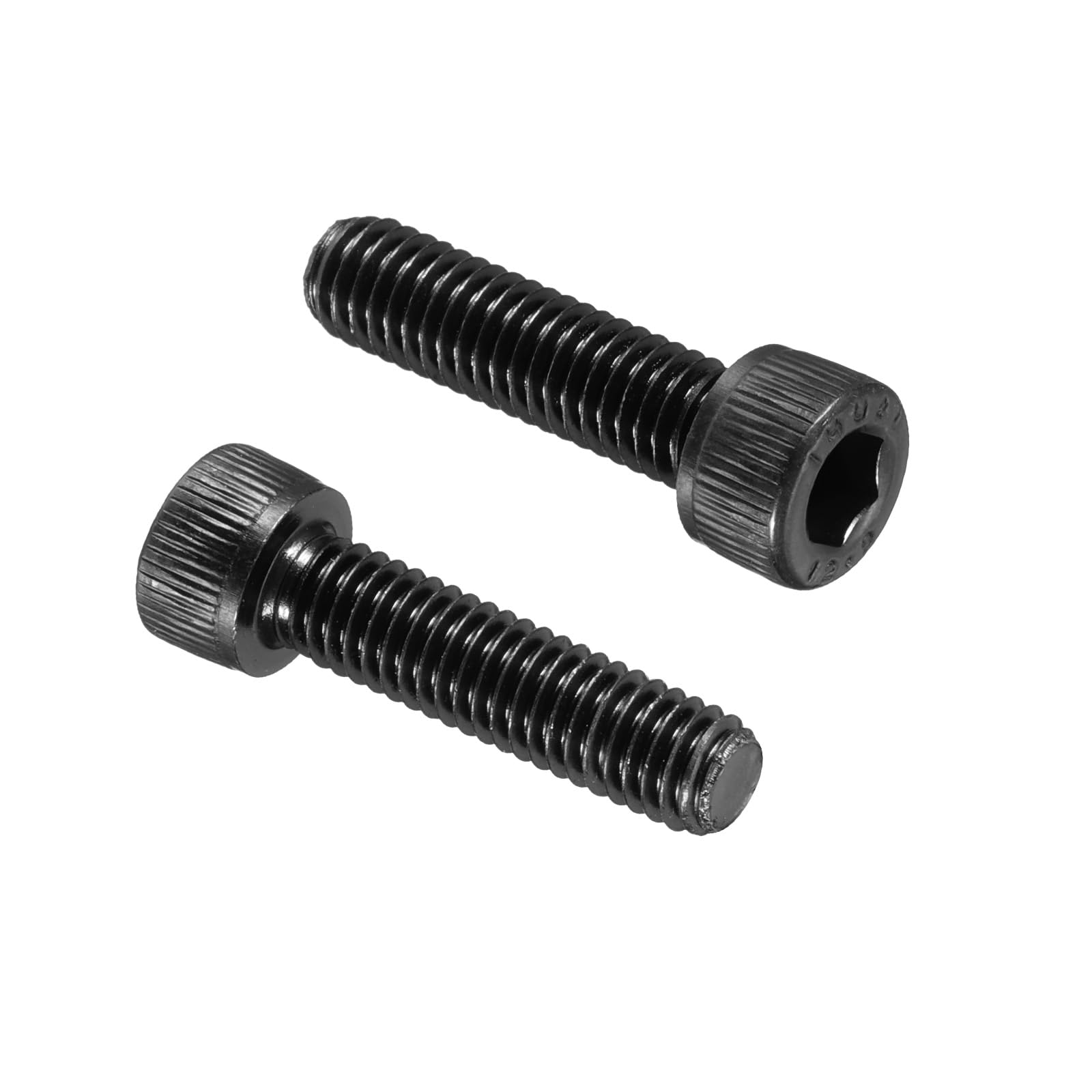 PATIKIL 50 Pcs M6 x 25 mm Hex Socket Head Cap Screws Bolts, 12.9 Grade Carbon Steel Socket Drive Screws, Black Oxide, Full Thread