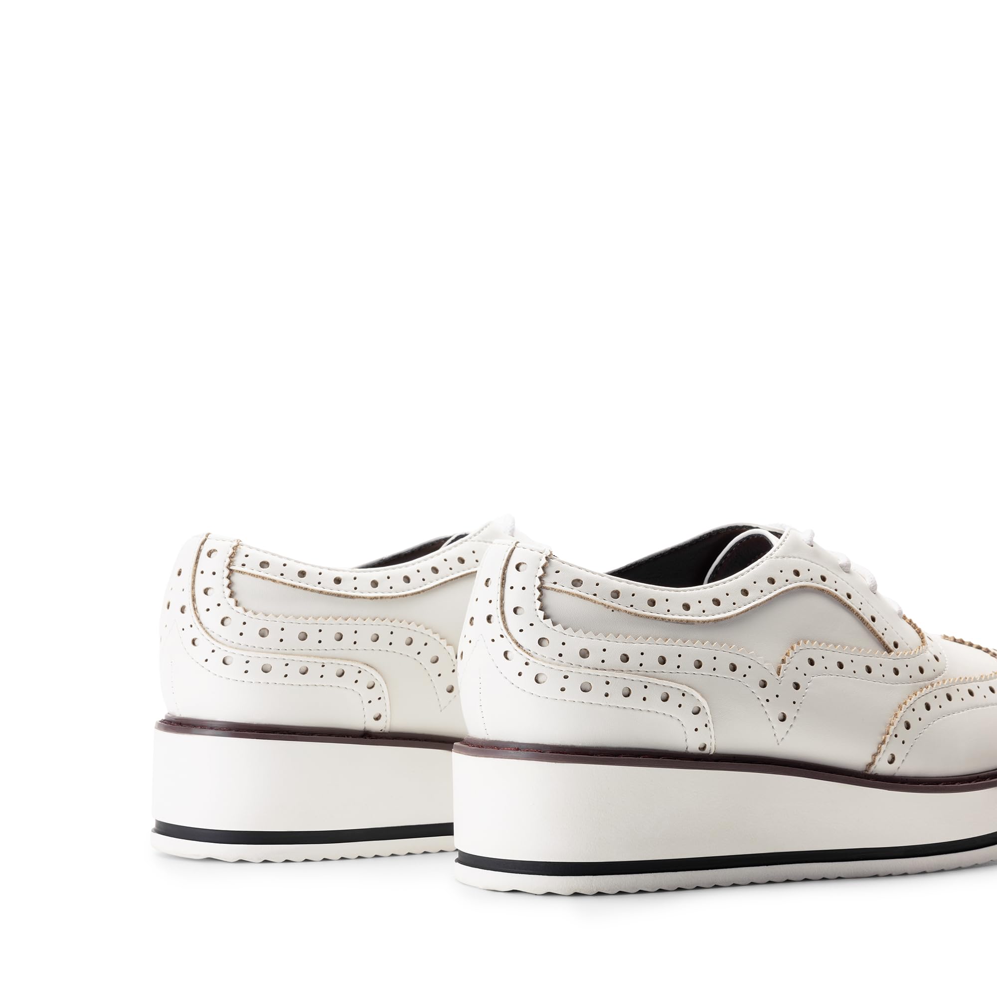 DREAM PAIRS Scarpe da donna con plateau Oxfords Lace-up Wingtips Round Toe Dress Shoes